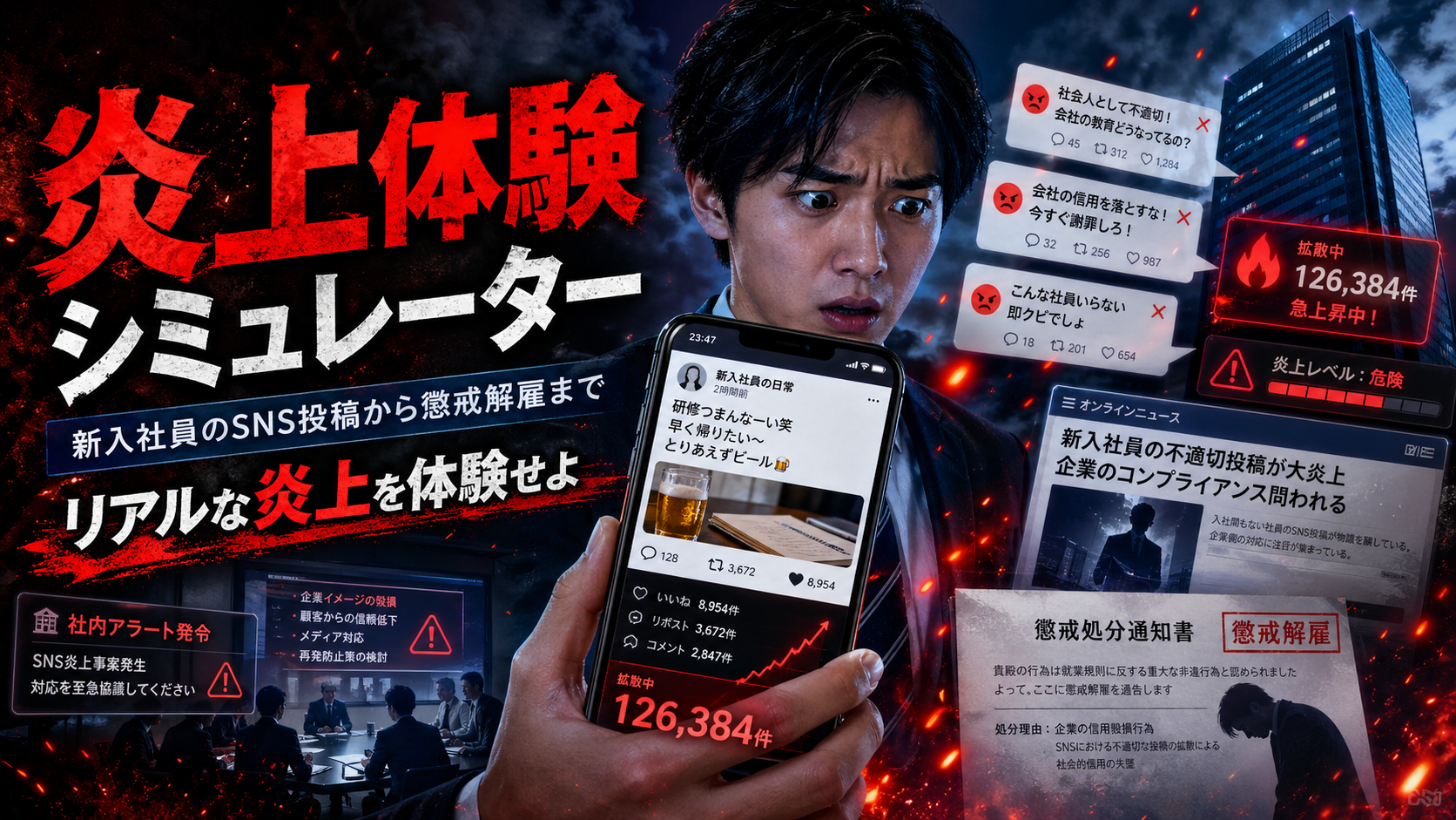 炎上体験シミュレーター